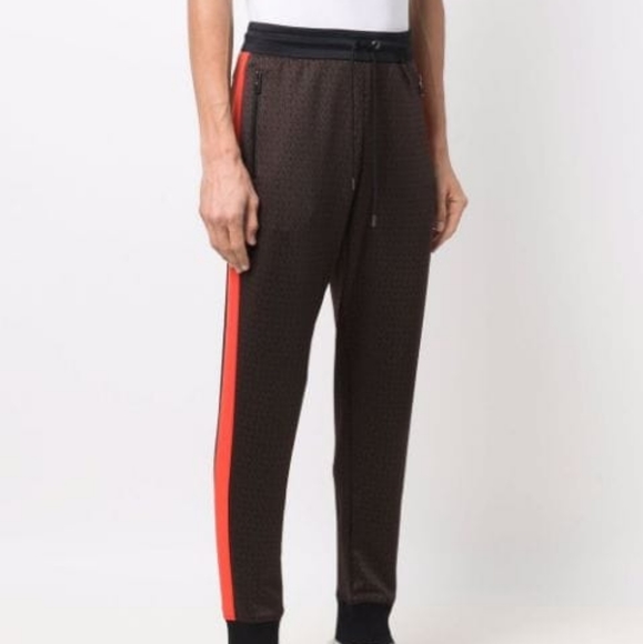 MICHAEL KORS MENSStriped Logo Stretch Knit Joggers size XXL - Picture 2 of 9